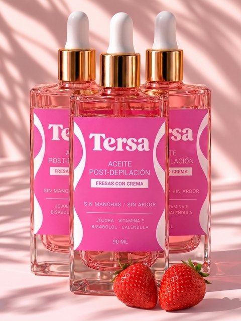 3 frascos de aceite Tersa